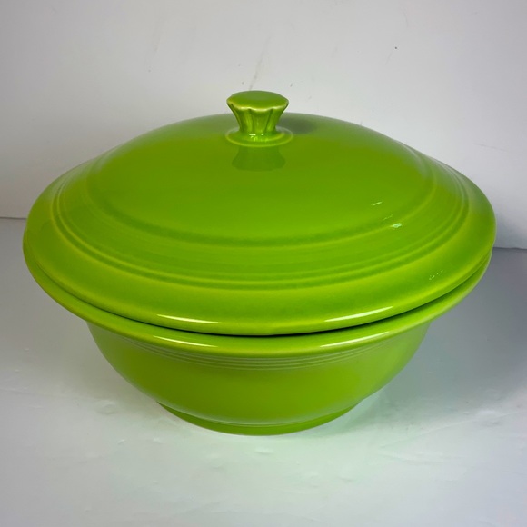 Fiesta Other - Fiesta Chartreuse Covered Casserole Fiestaware NOS 1st Quality USA